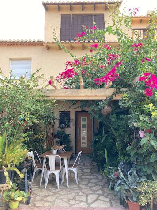 Villa Adosado En Denia Con Gran Jardin Esterno foto